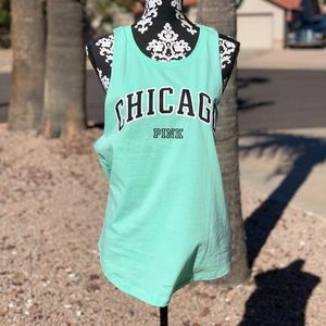 Pink Victoria’s Secret muscle tank top